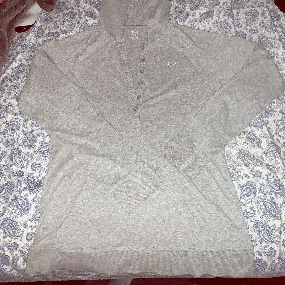 Nike pullover half button up